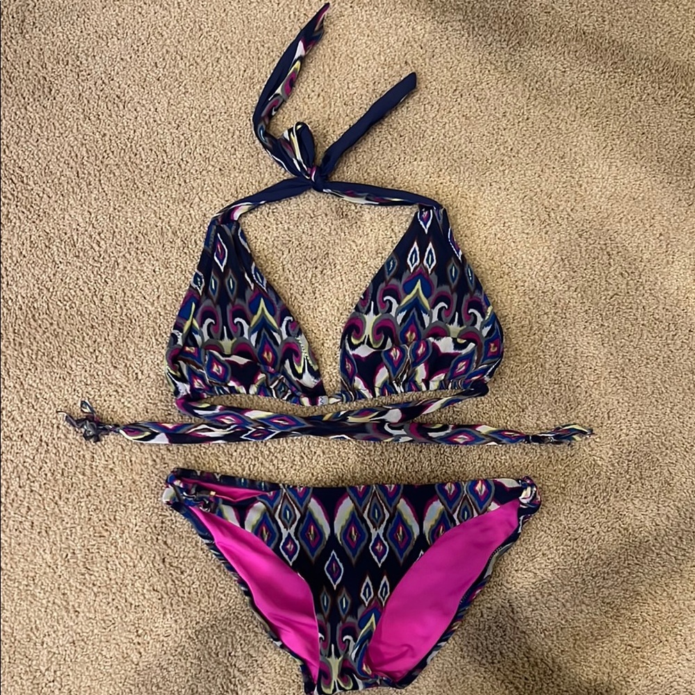 BECCA Multicolor Patterned Bikini